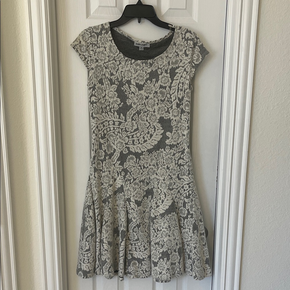 Shelby & Palmer Black and White Floral Dress